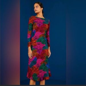 FARM Rio Rainbow Mix Jersey Dress EUC- Large